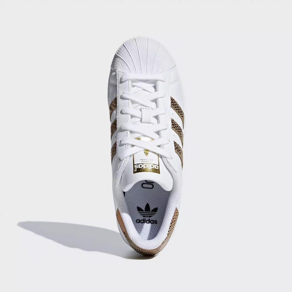 Adidas Superstar Tenis Blancos Para Niña (MX-95940)